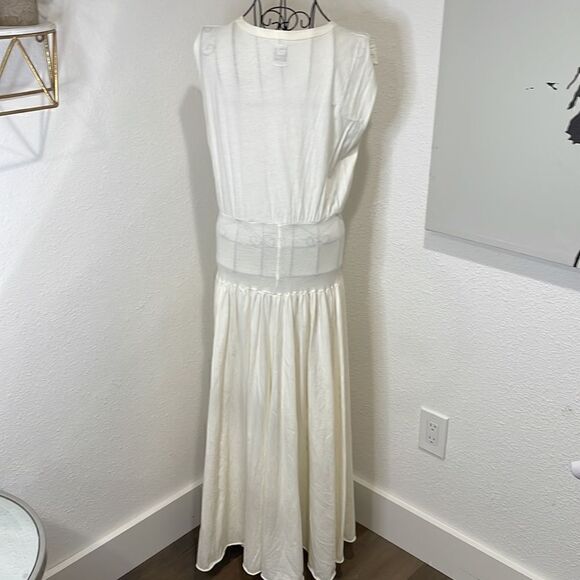 NSF Alice full skirt dress | cream | size SP - Picture 8 of 10